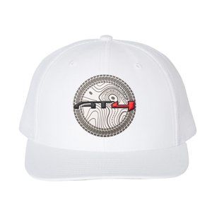 AT4 3D YP Snapback Trucker Hat- White